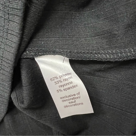 🆕 Maurice’s black ribbed Henley SZ XS - Picture 4 of 4